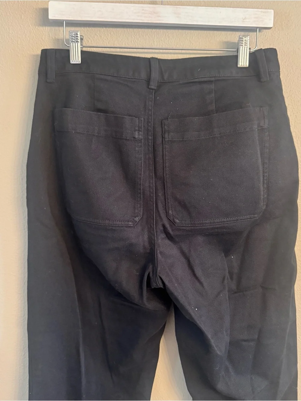 QUINCE Organic Stretch‎ Cotton Twill Straight Leg Cropped Pants